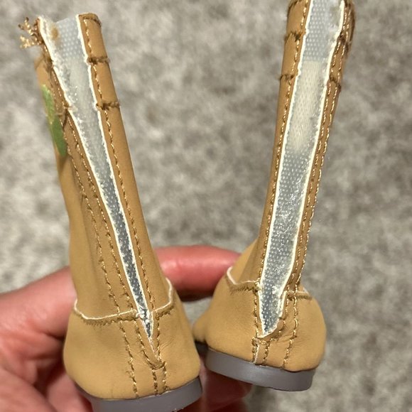 American Girl Company True Spirit Outfit Boots Doll Shoes Embroidered Butterfly - Picture 4 of 4